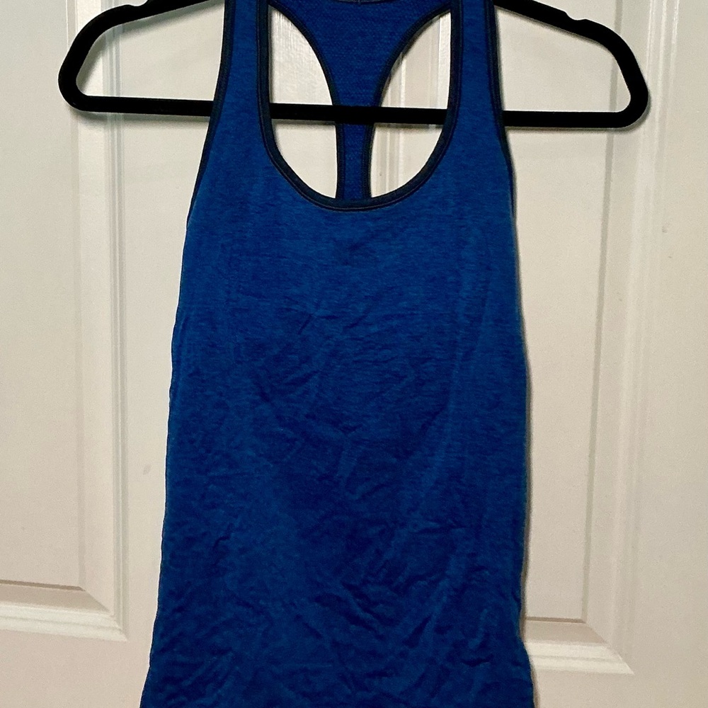 Lululemon Blue Racerback Tank Top - Picture 2 of 2